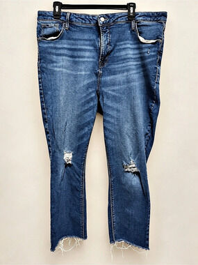 Old Navy Rockstar Super Skinny High Rise Sloney Slim Pockets Jeans Waist 20